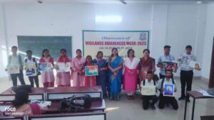 Read more about the article Vigilance Awareness Week 2023 is  being observed in College. In this context,  Debate (English and Odia) and poster making competitions were organized for students on 2nd and 3rd November, 2023.