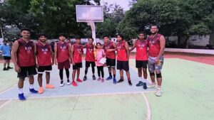 Read more about the article college Basketball men team champion at inter college Tournament
