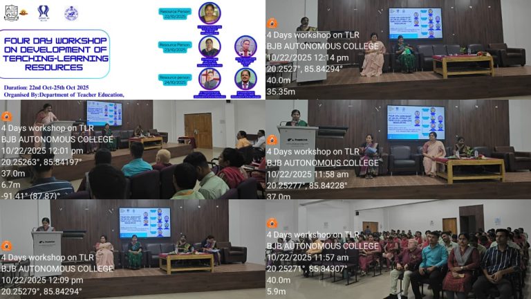 Read more about the article Four days workshop by the Department of Teacher Education